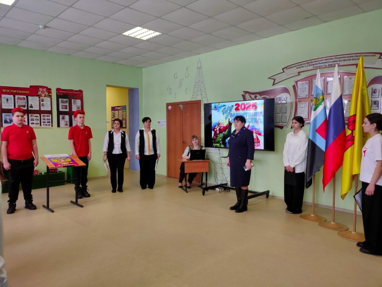 Открытие военно - патриотического клуба "Патриот".